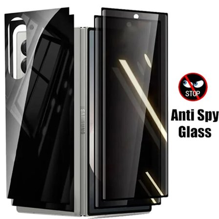 4-i-1 Sekretesshärdat glas kompatibelt med Samsung Galaxy Z Fold 7 Fullständigt skärmskydd bak Z Fold 5 Fold 6 Z Fold7 Skyddsglas