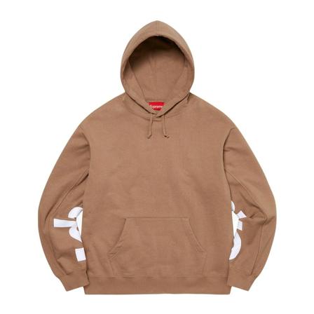 Supreme, Hoodie Brązowy, Mężczyzna, Rozmiar: 2XL