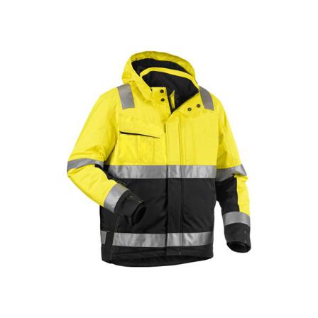 Blåkläder 4870198733895XL Hi-vis jakke Dagtimerne kører gul/marineblå, vinter Hi-Vis gul/marineblå, Tøj