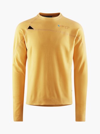 Klättermusen Sigyn Crew Sweater Men's's - Amber Gold - Men's - XS