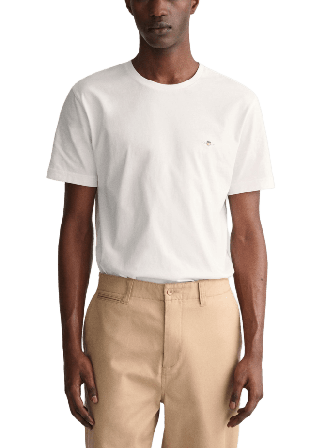 GANT Regular Fit Shield T-Shirt T-shirts Herr Svart S