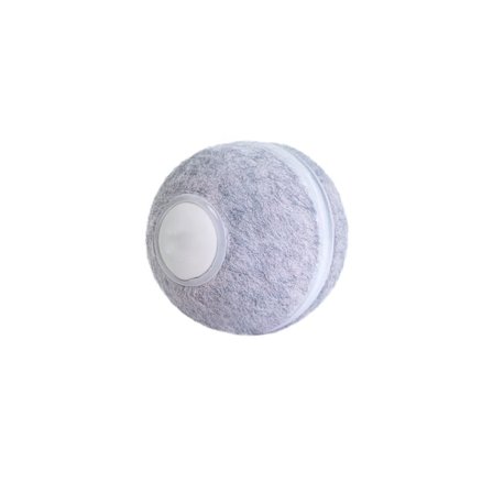 (Grå) Interaktivt kattelegetøj, smart selv-roterende hoppende bold f