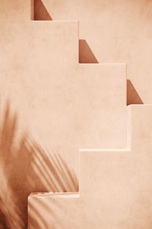 Venture Home - Juliste Stairs - Oranssi - Julisteet - 21X30 - - Homeroom