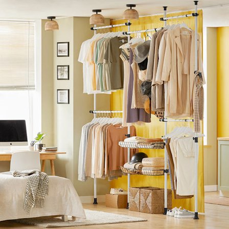 SoBuy Vaatekaappikokonaisuus Säilytyskokonaisuus KLS04