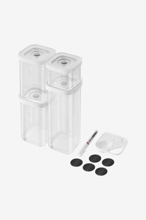 ZWILLING - Startset Fresh & Save Cube S 6 delar - Läpinäkyvä - Säilytyspurkit - - Homeroom