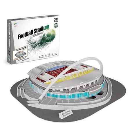 3D tredimensjonalt puslespill fotballbane puslespill 3D puslespill stadion papir konstruksjonsmodell barnas puslespill leker