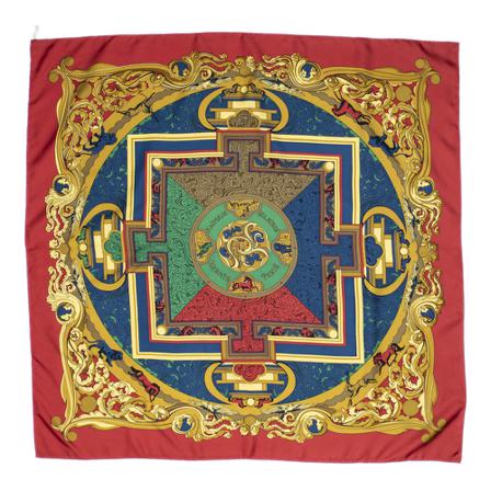 Hermès Vintage, Pre-owned Scarf Rood, Dames, Maat:ONE Size