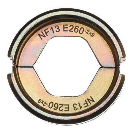 Milwaukee NF13 E260-2X9 Pressbakke kompatibel med M18 HCCT109/42 NF13 E260-2X9, VVS-utstyr