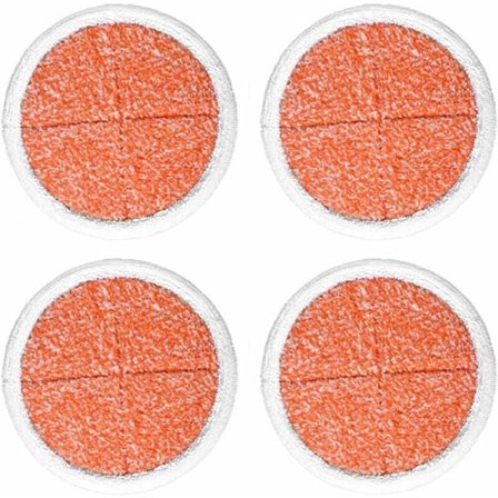 4-pakning Kraftige Skrubbemopp Erstatningsputer for Bissell Hard Floor Electric Mop 2039A 2124