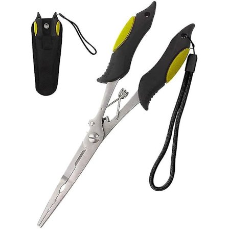 Pitkät Pihdit Kalastukseen Ruostumattomasta Teräksestä Koukunleikkaaja Kalapoistaja