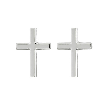 Edblad Spirit Cross Studs Smycken & klockor Dam Grå ONESIZE