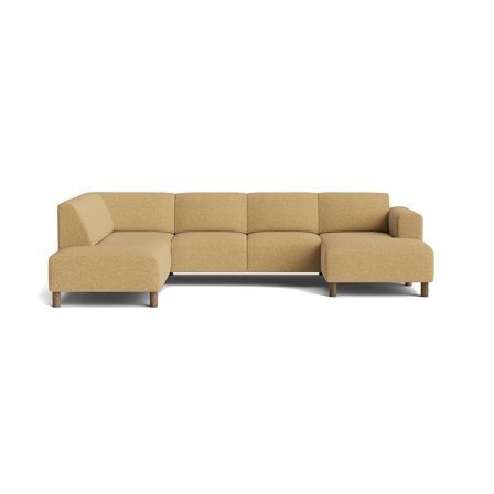 Toledo U-sofa, højrevendt - Puente Gul - 302x205x78 - Sofa, u-sofa