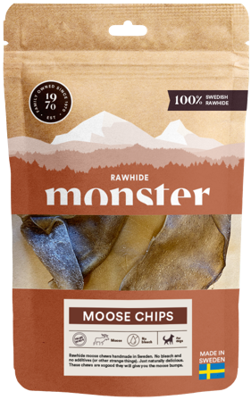 Monster Raw hirvi chipsi pussi 10 st