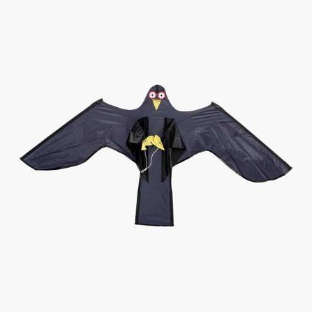 Biltema - Effektivt Fugleskremsel med Rovfugl Silhuett, Nylon med Solid Glassfiberstav Ramme og Forsterkede Sømmer