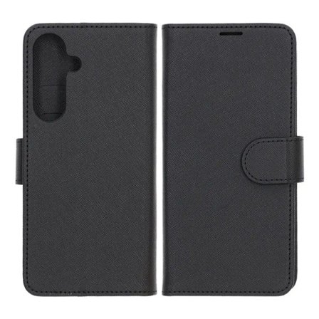 Plånboksfodral med stativ till Samsung Galaxy S25 FE - Svart