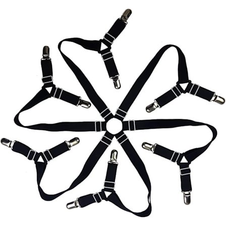 Lakan med justerbara band 6 sidor, påslakan