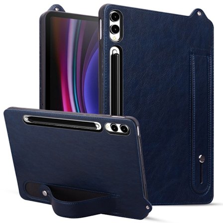 Samsung Galaxy Tab S10 Ultra / S9 Ultra TPU Läderfodral med Handledsrem