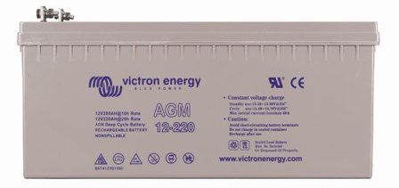 Victron Energy BAT412201084M Förbrukningsbatteri 12V, 220 Ah, Elfördelning & strömförsörjning