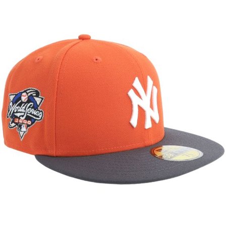 New Era - MLB Orange fitted Keps - Hatstore Exclusive x New York Yankees 59FIFTY World Series Orange/Grey Fitted @ Hatstore