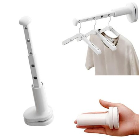 Ulosvedettävä seinään asennettava kuivausteline – kokoontaitettava matkakuivausteline useisiin tilanteisiin, kätevä ja tilaa säästävä