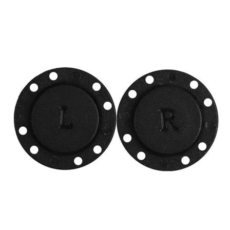 Näkymättömät magneettiset napit Kiinnitysnapit Vaatteiden lisävarusteisiin DIY Black