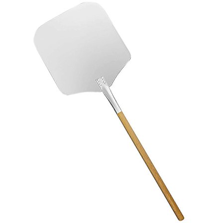 Pizzaspade, pizzaskärare av rostfritt aluminium (90 cm) - Praktisk och solid gänga, pizzalyft