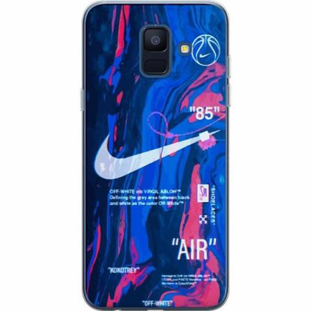 Samsung Galaxy A6 (2018) Genomskinligt Skal Nike