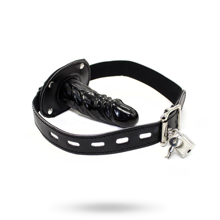 Locking Long Penis Gag 10 cm - Vuxen.se - Mouth gag, munkavel
