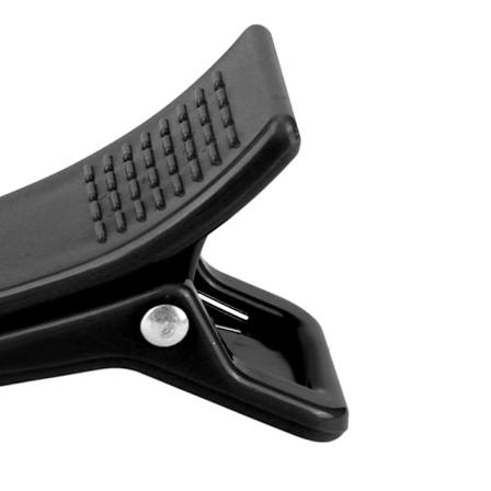 2 st Hårstilklämmor Frisör Sektionering Hårstift Delningsklämma Hårfäste Frisör Svart