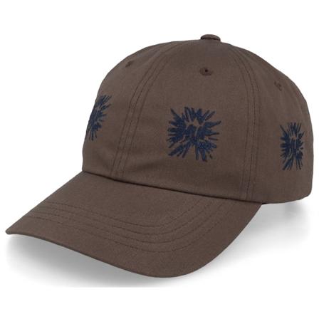 HUF - Braun unconstructed Cap - Multi Hit Cv Hat Brown Dad Cap / Unconstructed @ Hatstore