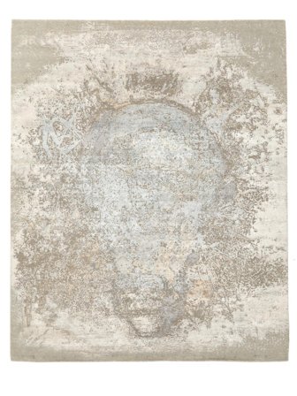 Håndknyttet Contemporary Design 240X296 Uldtæppe Gul/Orange Stort