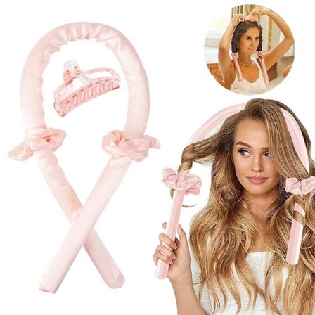 Heatless Curling Iron - Krøllete hår uten varme - Hårkrøller