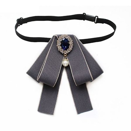 Krage Blomster sløyfe GRÅ