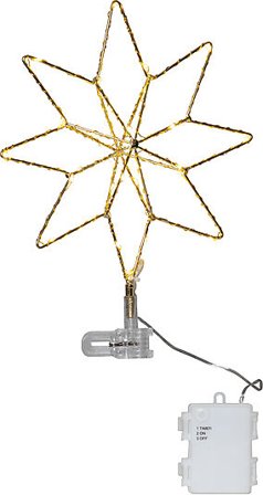 Toppstjerne Topsy Messing