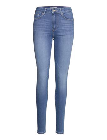 Th Flex Harlem U Skinny Hw Izzy Skinny Jeans Blå Tommy Hilfiger