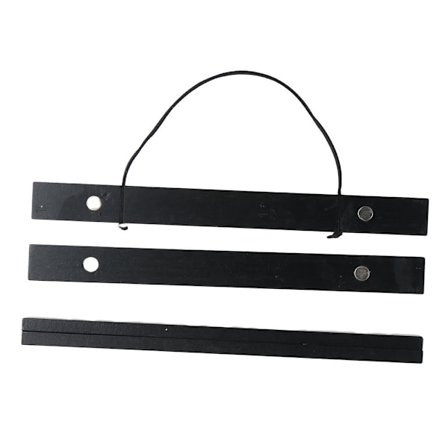 Magnetisk hängande bildklämma Magnetisk tavelram FURSVART Pine Black