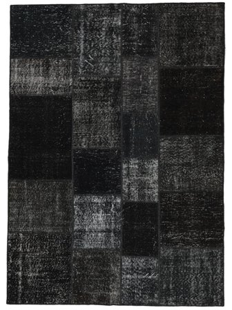 Vintage Patchwork Tæppe 170X240 Uld