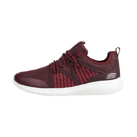Skechers, Ultra Flex New Deal Sneakers Rood, Dames, Maat:36 EU,rubber