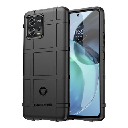 Rugged Shield Etui Motorola Moto G72 - Sort