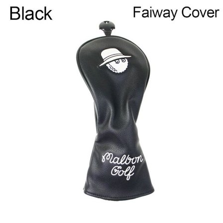Golf Club Head Cover Golf Wood Cover SVART FAIWAY COVER FAIWAY Black Faiway Cover-Faiway Cover