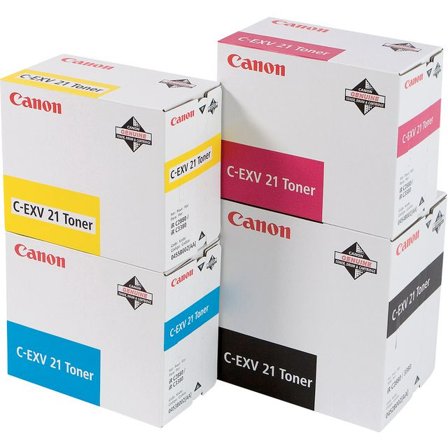 CANON Toner, C-EXV 21, hög kapacitet, cyan, singelförpackning, 0453B002 - Lyreco - Toner och bläck - Tonerkassetter - Toner Canon
