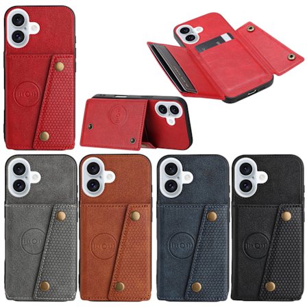 iPhone 16 - Exklusivt Plånboksskal