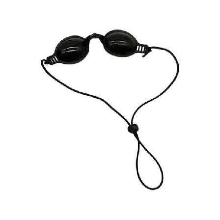 IPL Laser Sikkerhetsbriller Svarte Øyebeskyttere For Photon Lampebehandling