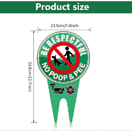 2 kpl Ei Koiran Kakkaa -kylttejä puutarhaan, Ei Kakkaavaa Koiraa -kyltti pihaan, heijastaa valoa pimeässä