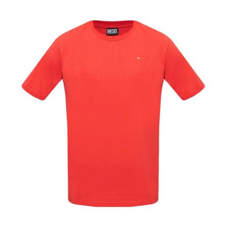 Diesel, ‘T-Just-Microdiv’ T-shirt Rood, Heren, Maat:M
