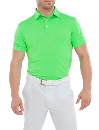 FootJoy Stretch Pique Solid - Green - S