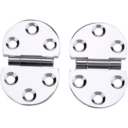 2PCS 180 graders kobberhengsel flip hengsel sammenleggbar bordplate sying