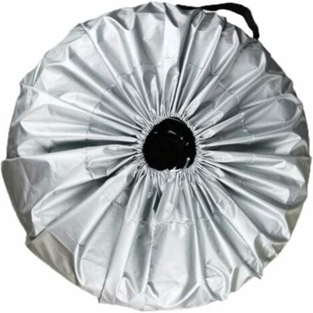 Reservehjulsdæksel, Dæksel til Reservehjul Vandafvisende Dæksel, Hjulbeskyttelsesdæksel, Vejrbestandige Solskærme Dæksel (80x47cm)