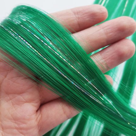 Clip in värilliset hiuspidennykset sekoitettu hopea tinsels synteettinen 2 in 1 Rainbow Hairpiece Juhlien kohokohdat naisten tytöille