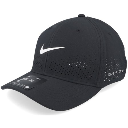 Nike - Black - flexfit - Cap - Rise Cap Black Flexfit - Hatstore